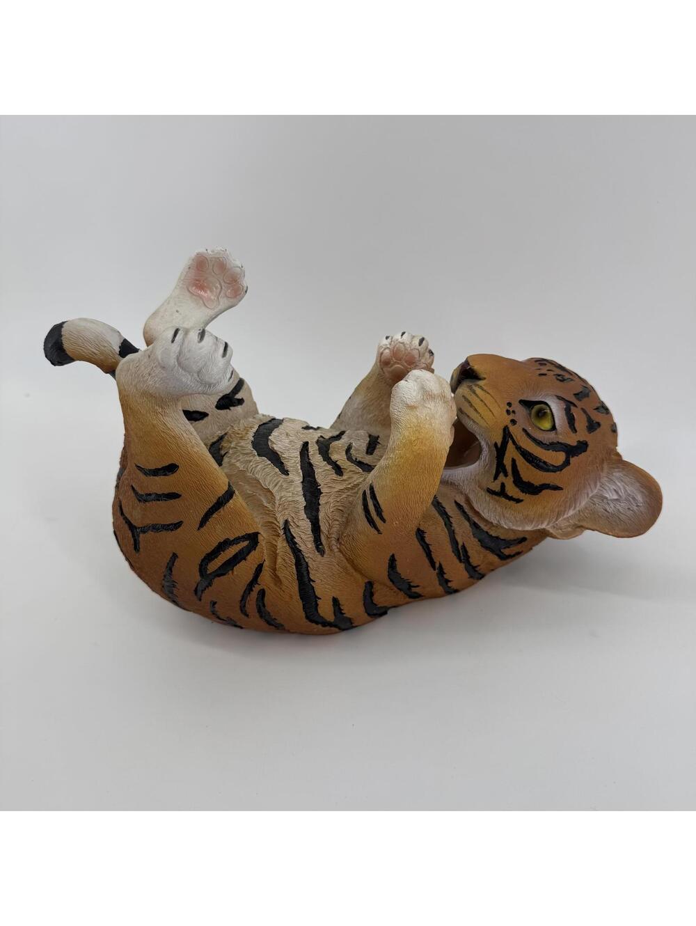 “Tipsy Tiger” Single Wine Bottle Polyresin Holder, home kitchen decor #TM225